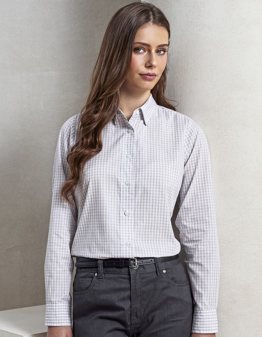 Premier Workwear Women´s Maxton Check Long Sleeve Shirt