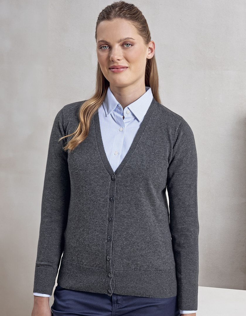 Premier Workwear Women´s Button Through Knitted Cardigan