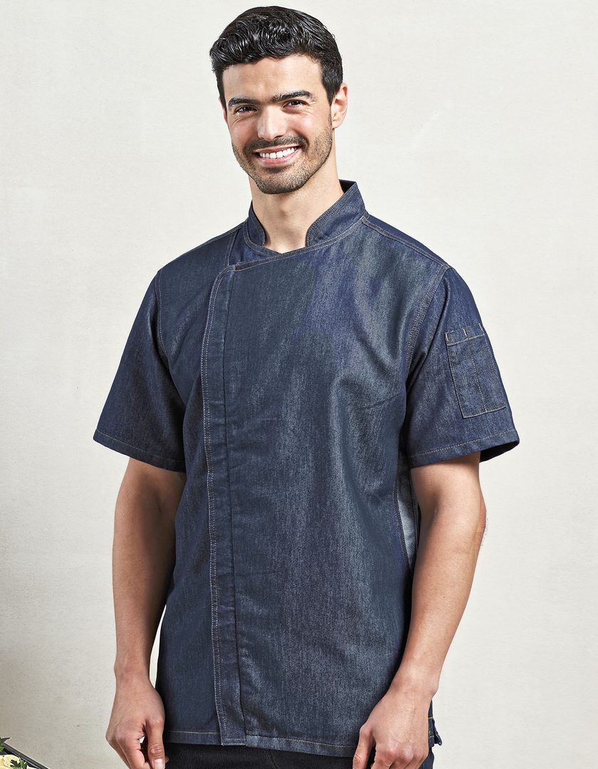 Premier Workwear Chef´s Zip-Close Short Sleeve Jacket