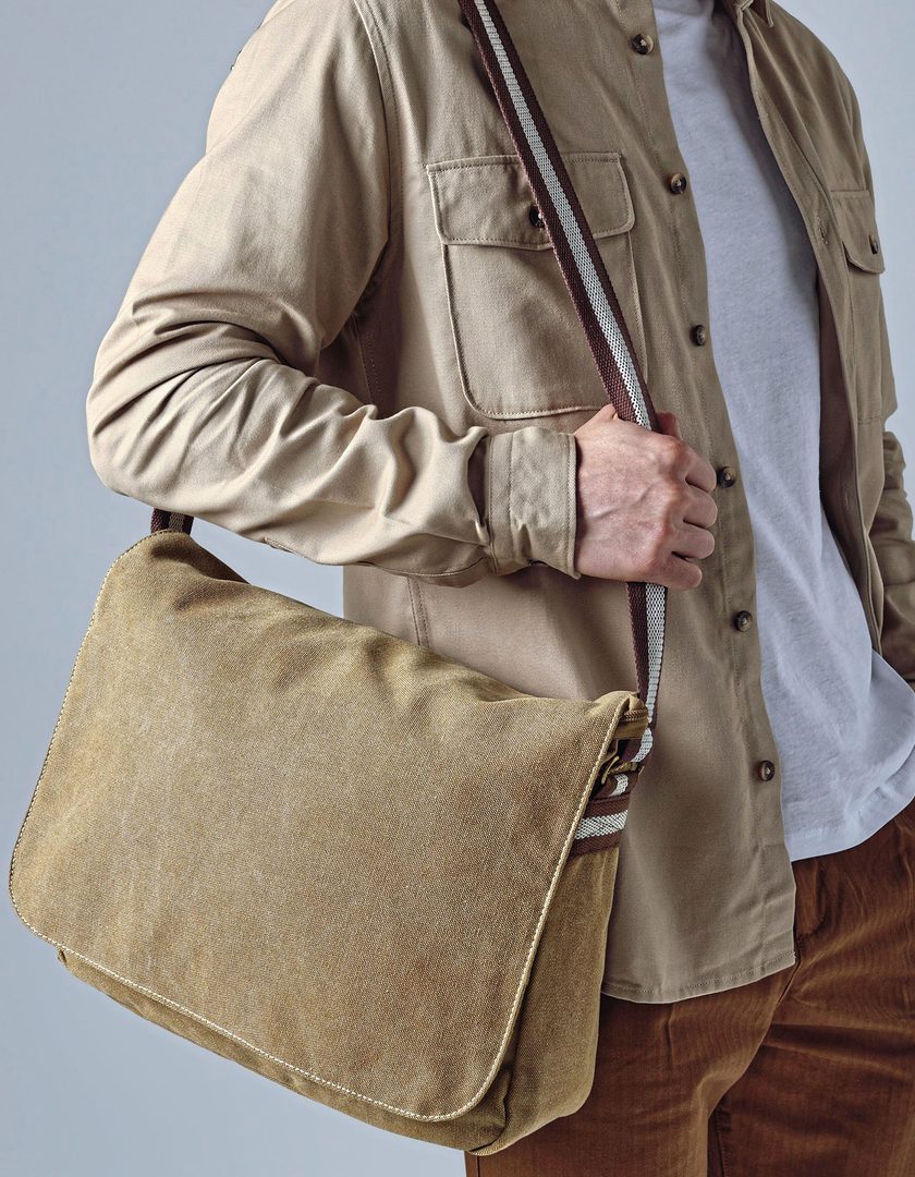 Quadra Vintage Canvas Despatch Bag