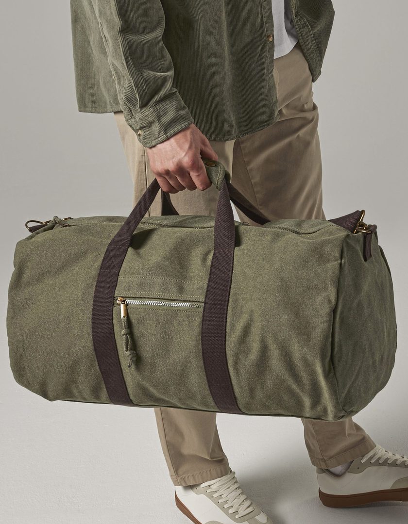 Quadra Vintage Canvas Holdall