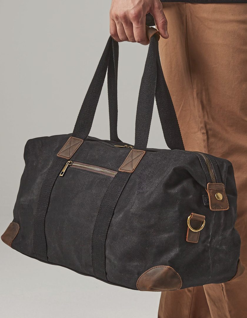 Quadra Heritage Waxed Canvas Holdall