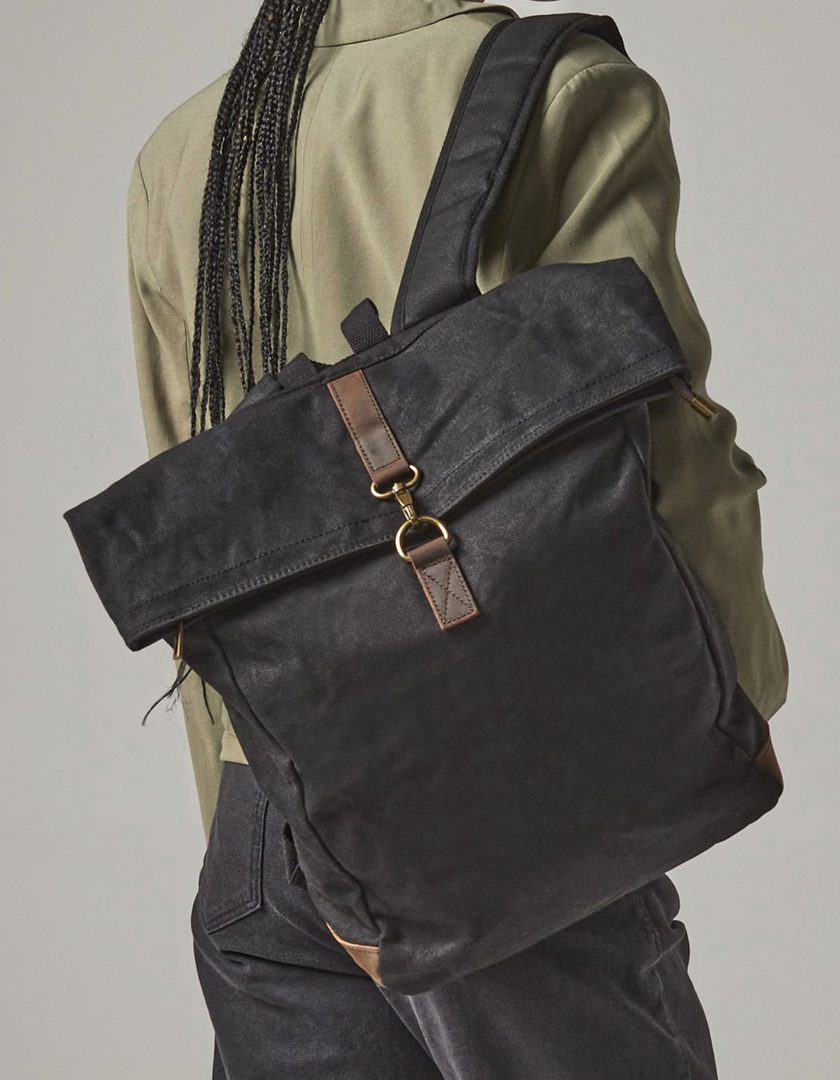 Quadra Heritage Waxed Canvas Backpack