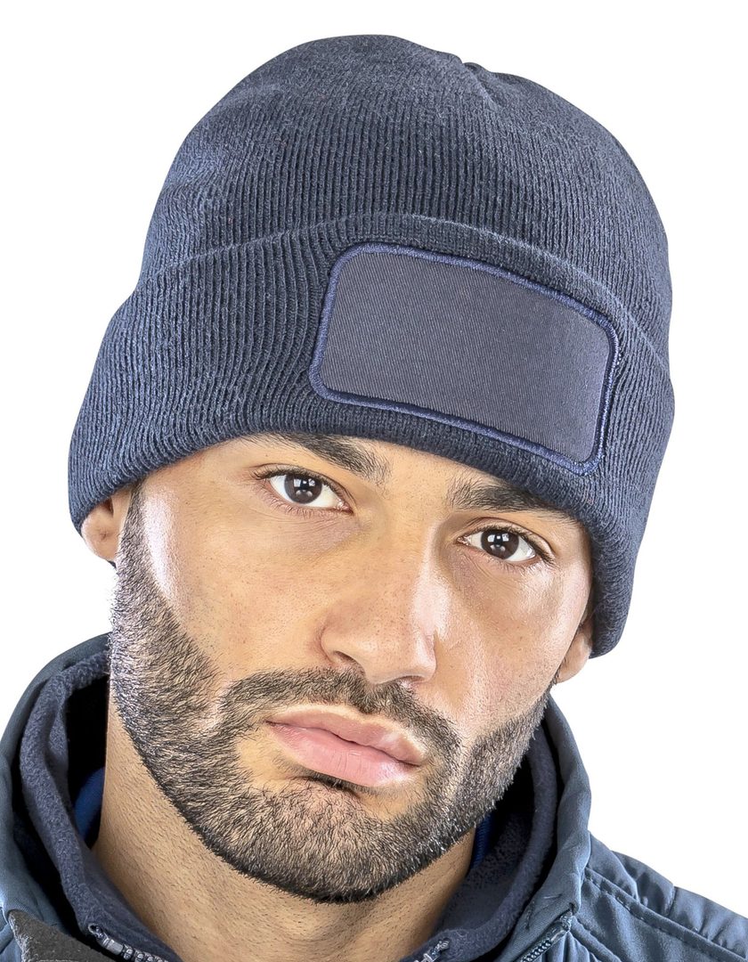 Result Winter Essentials Double Knit Printers Beanie
