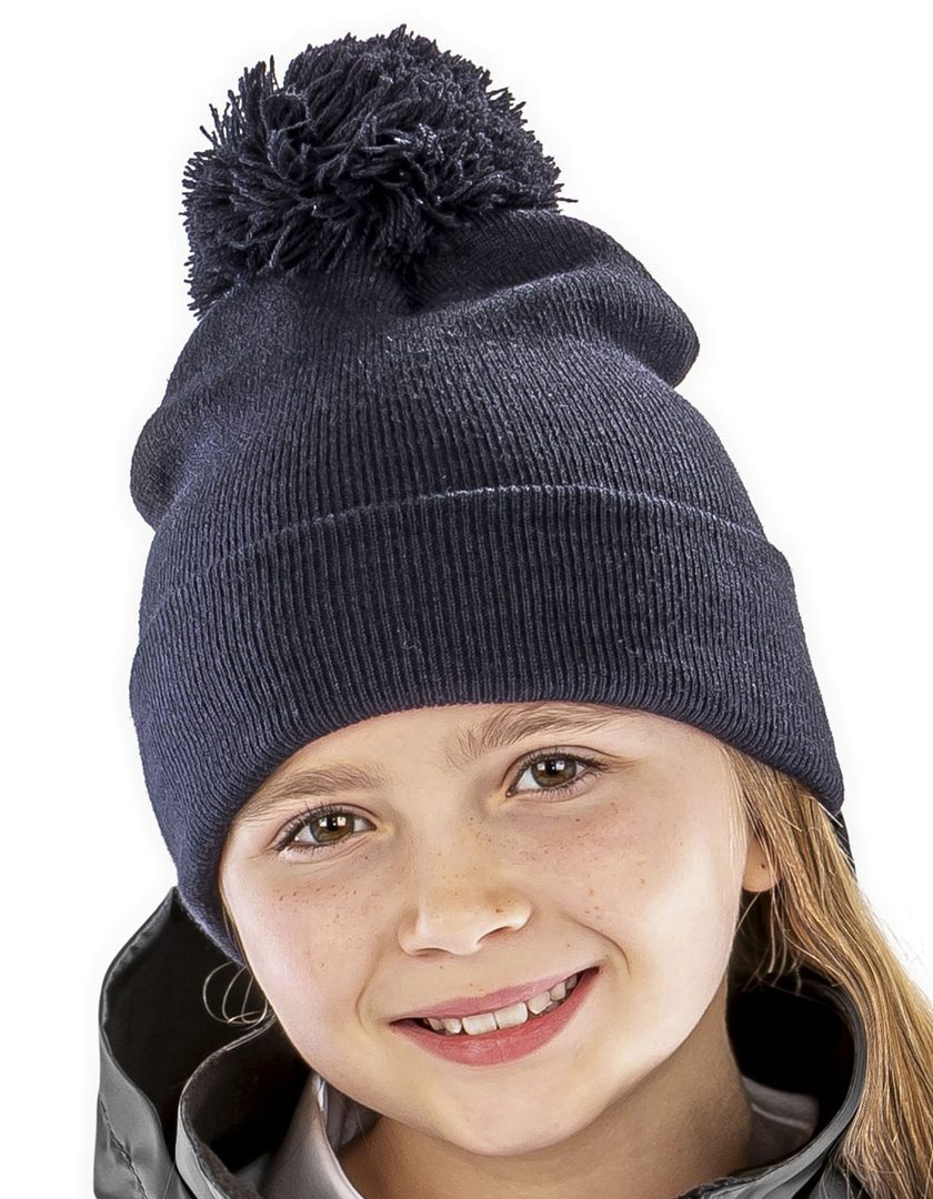 Result Winter Essentials Junior Pom Pom Beanie