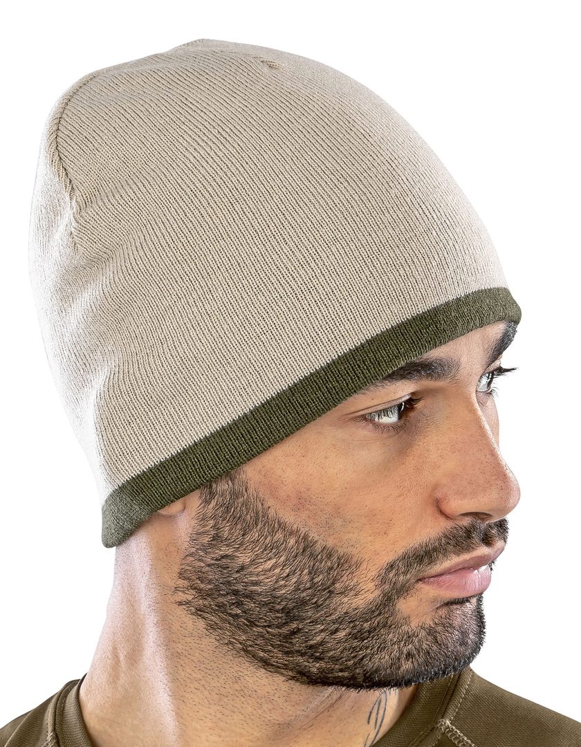 Result Winter Essentials Soft Feel Cuffless Reversible Beanie