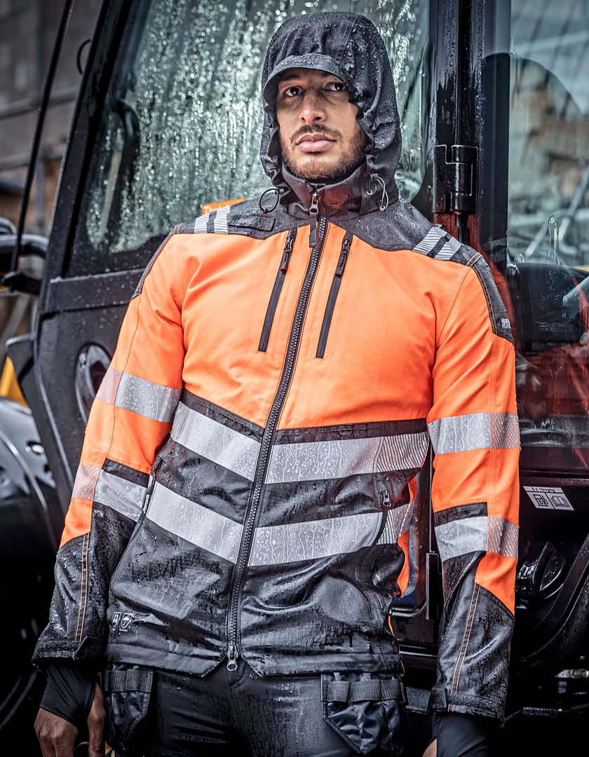 Regatta High Visibility Hi-Vis X-Pro Waterproof Shell Jacket (Class 2)