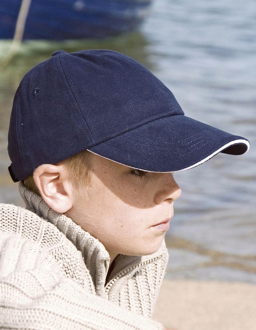 Result Headwear Junior Heavy Brushed Cotton Cap