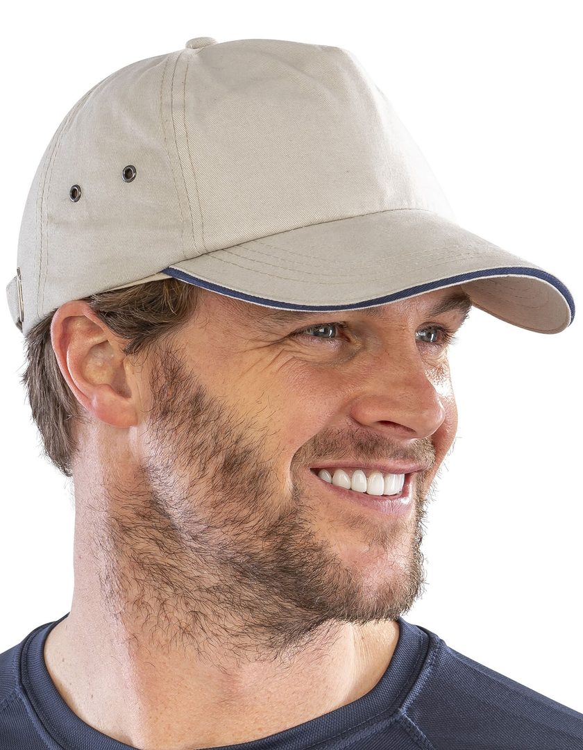Result Headwear Printers Plush Cotton 5 Panel Cap