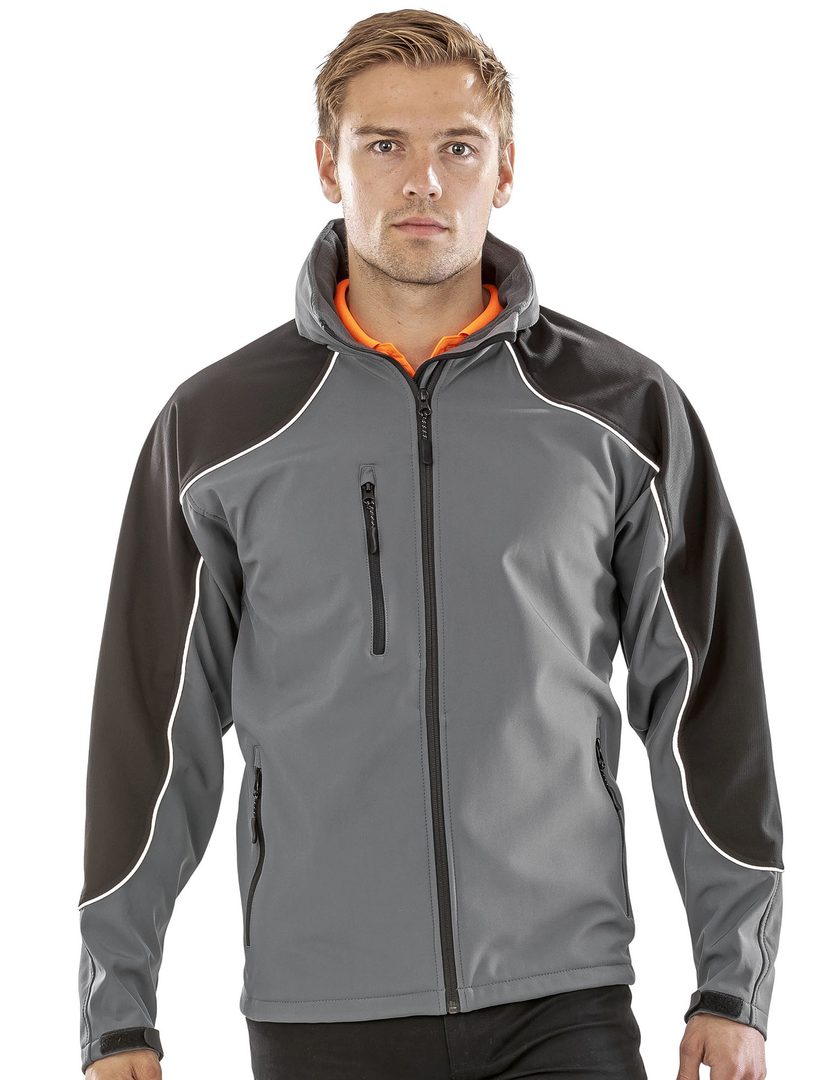 Result Workguard Hooded Soft Shell Jacket