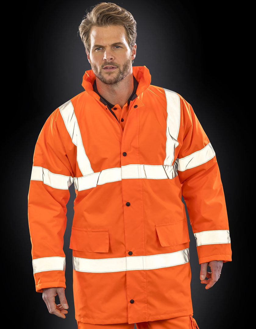 Result SafeGuard High Vis Motorway Coat