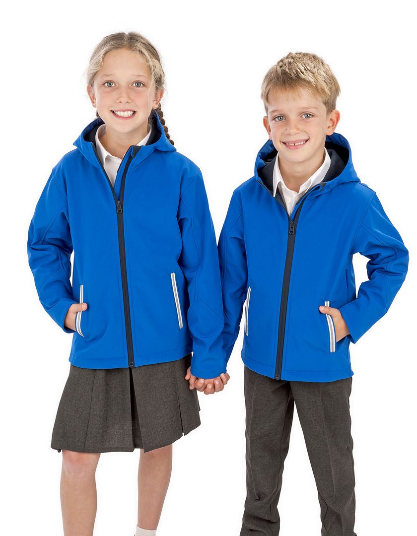 Result Core Junior TX Performance Hooded Soft Shell Jacket