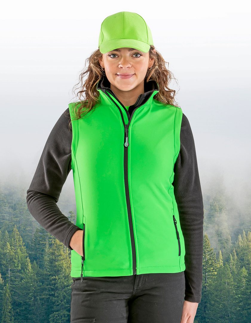 Result Recycled Women´s Printable Softshell Bodywarmer with Recycled Fleece Inner