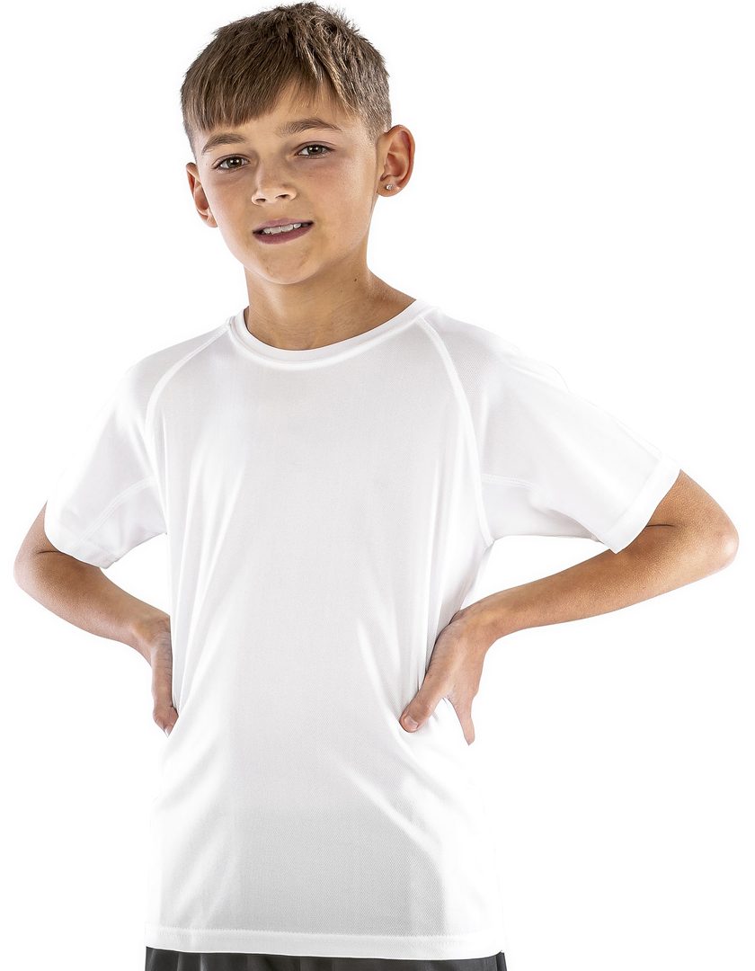 Spiro Junior Performance Aircool Tee