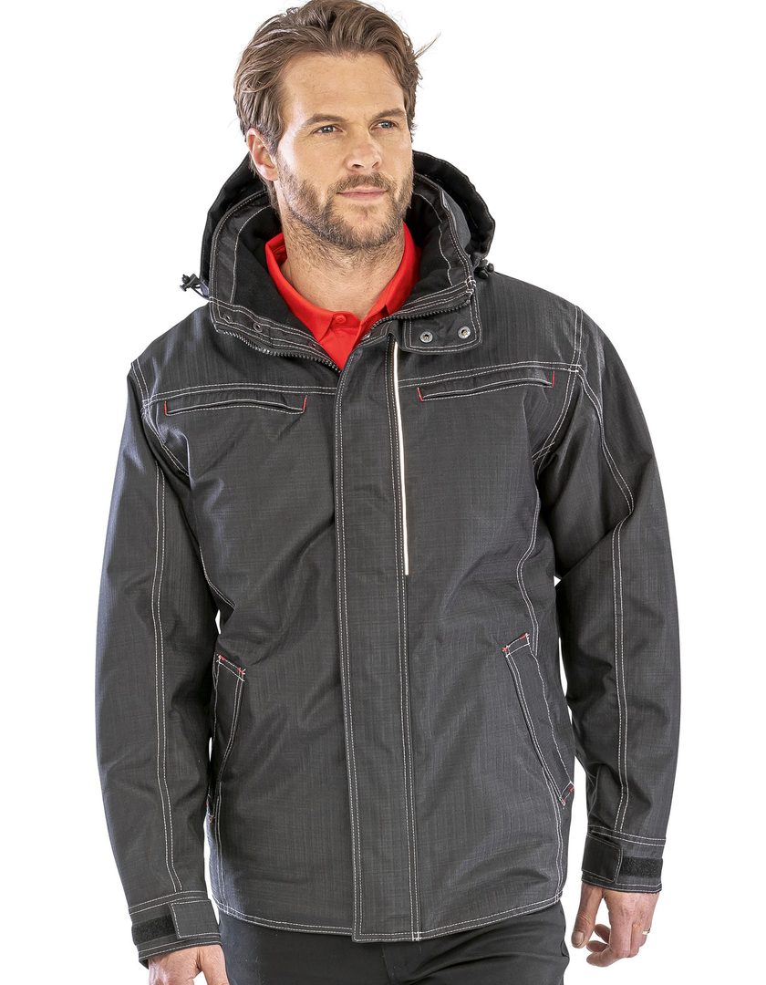 Result Workguard Denim Texture Rugged Jacket