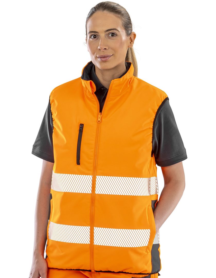 Result SafeGuard Reversible Soft Padded Safety Gilet