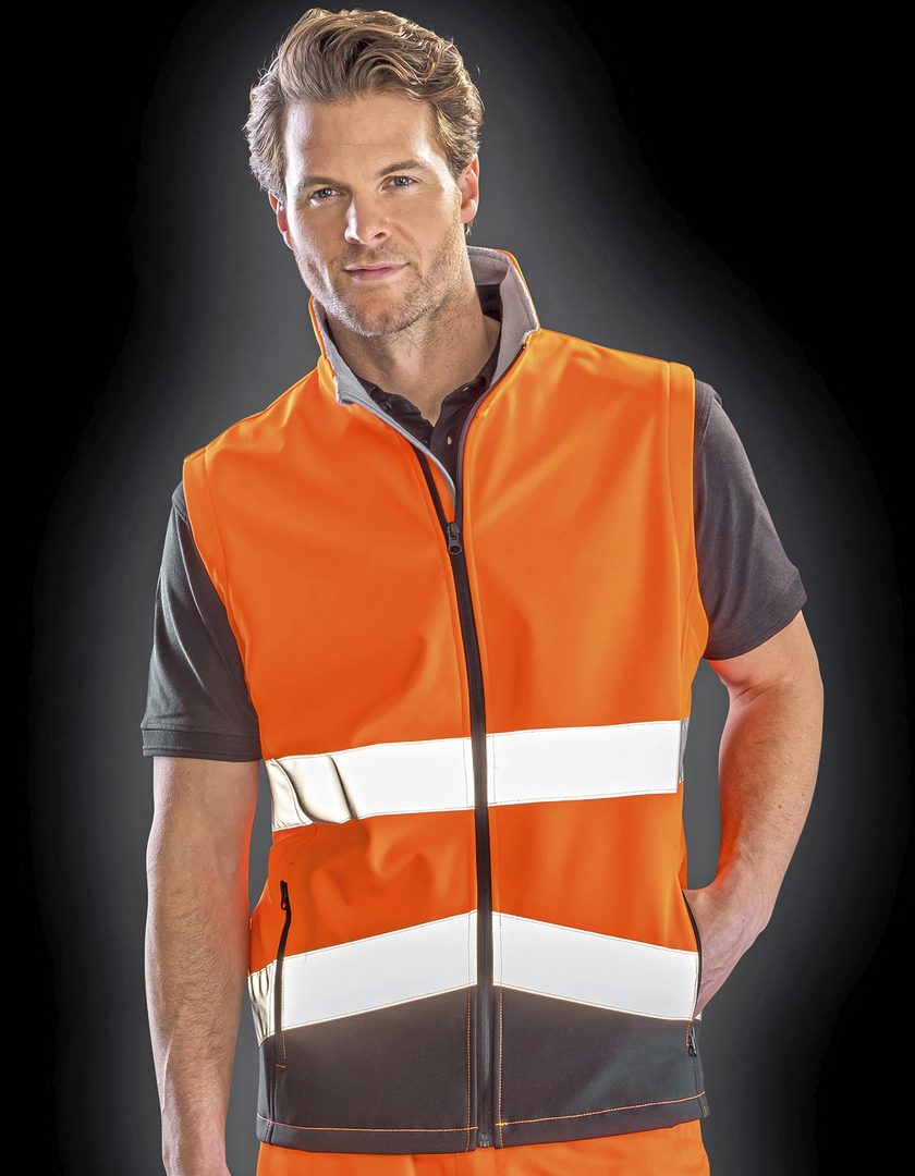 Result SafeGuard Printable Safety Softshell Gilet