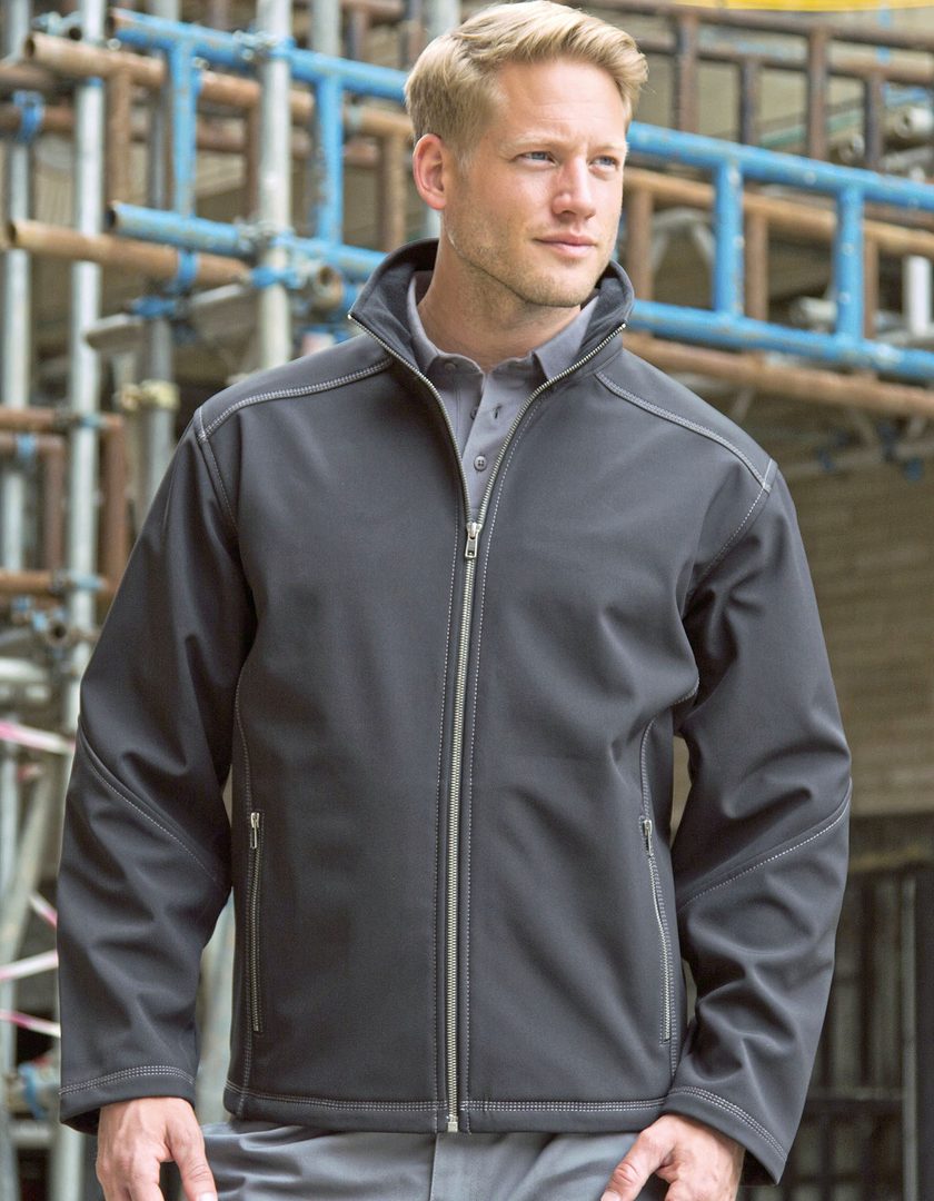 Result Workguard Men´s Treble Stitch Softshell Jacket