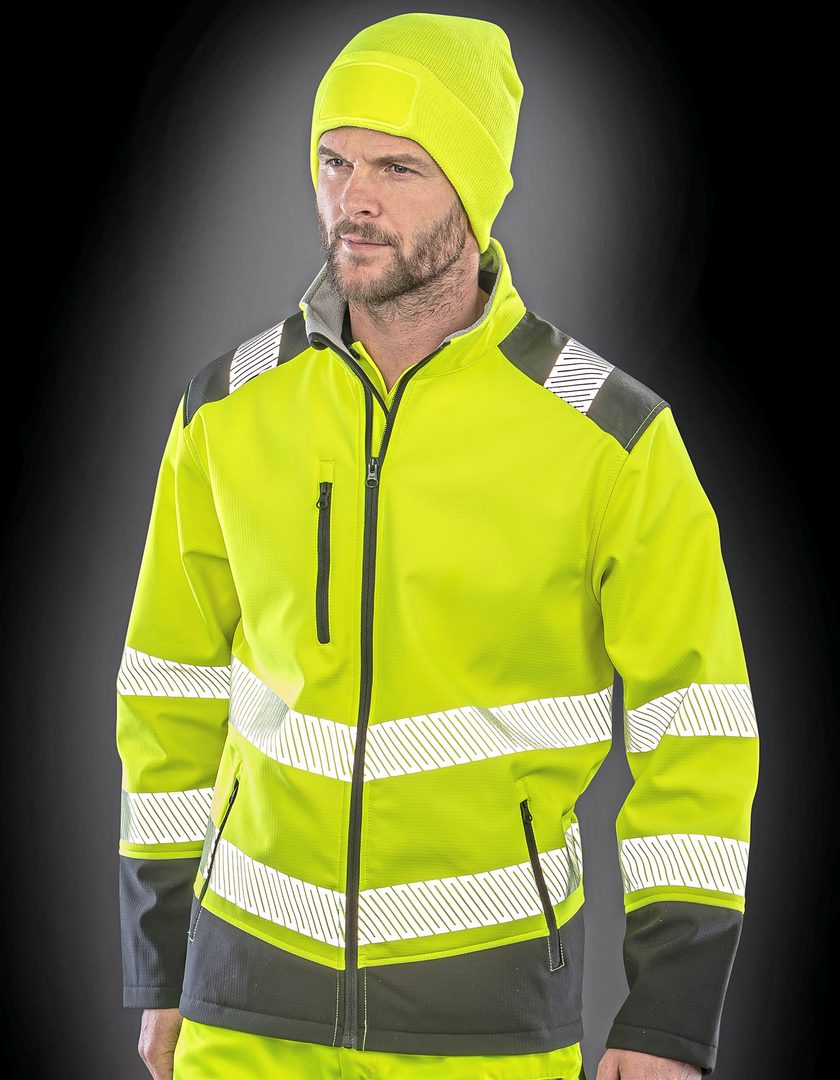 Result SafeGuard Printable Ripstop Safety Softshell Jacket
