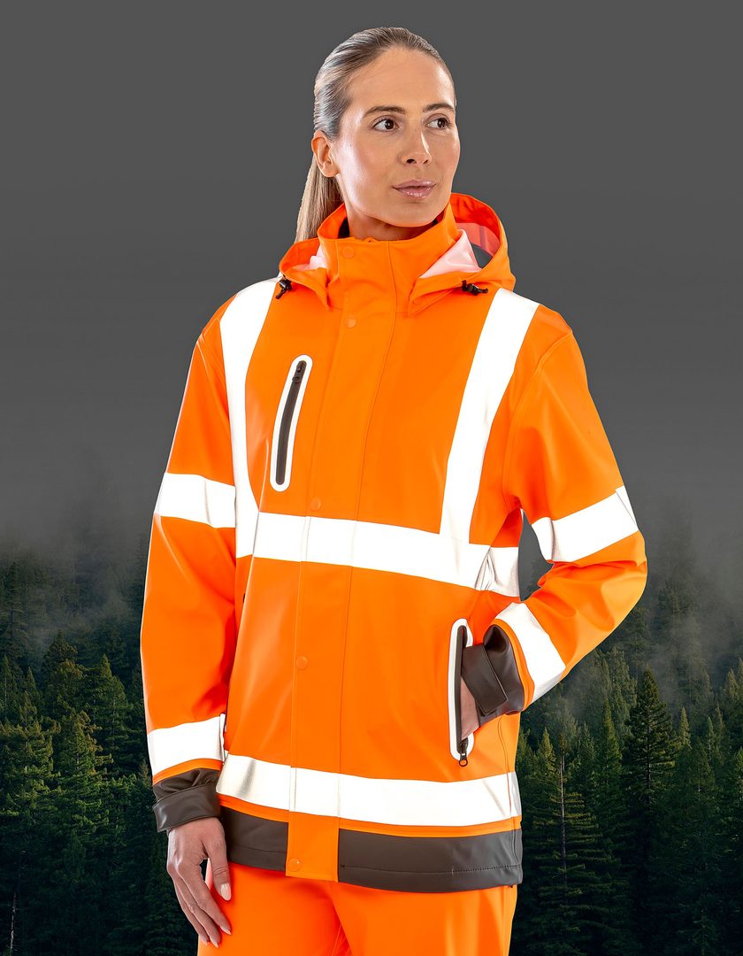 Result Recycled Heavy Duty Prism PU Safe & Dry Jacket with Recycled Backing