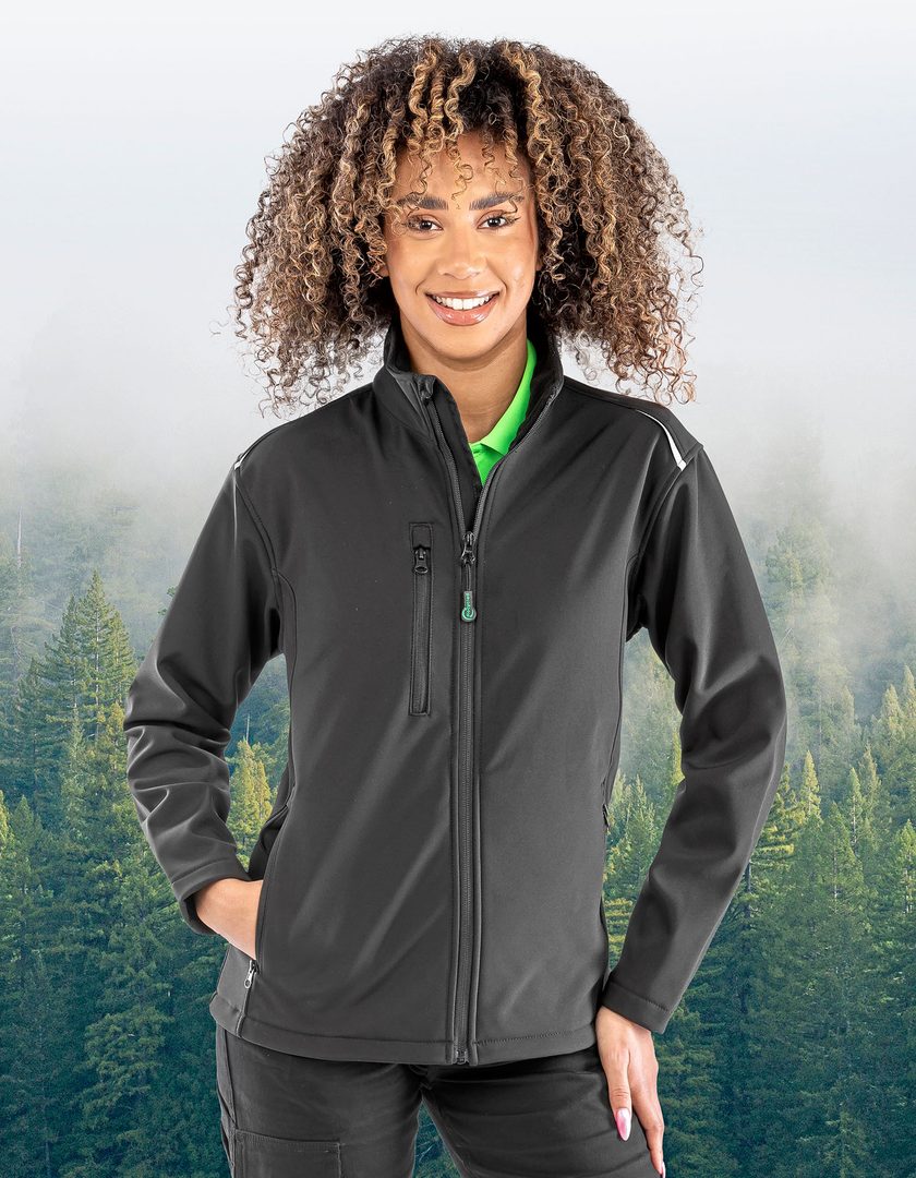Result Recycled Women´s Recycled 3-Layer Printable Softshell Jacket