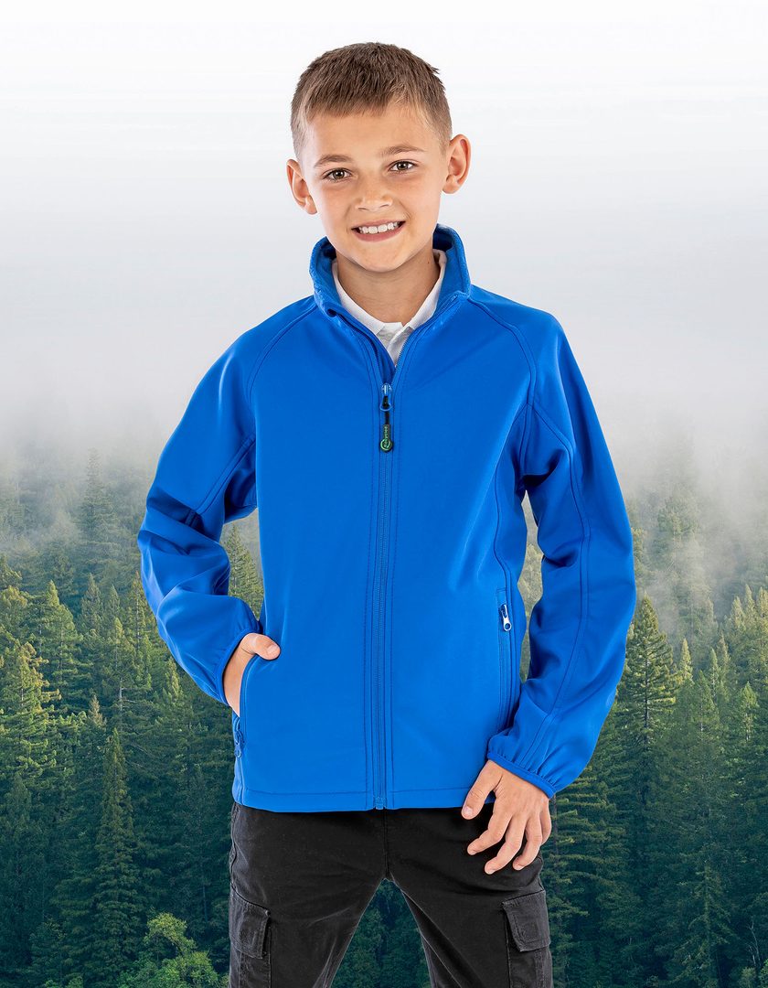 Result Recycled Recycled 2-Layer Printable Youth Softshell Jacket