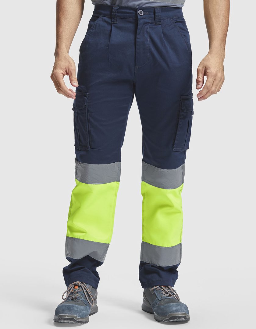 Roly Workwear Trousers Daily Stretch Hi-Viz