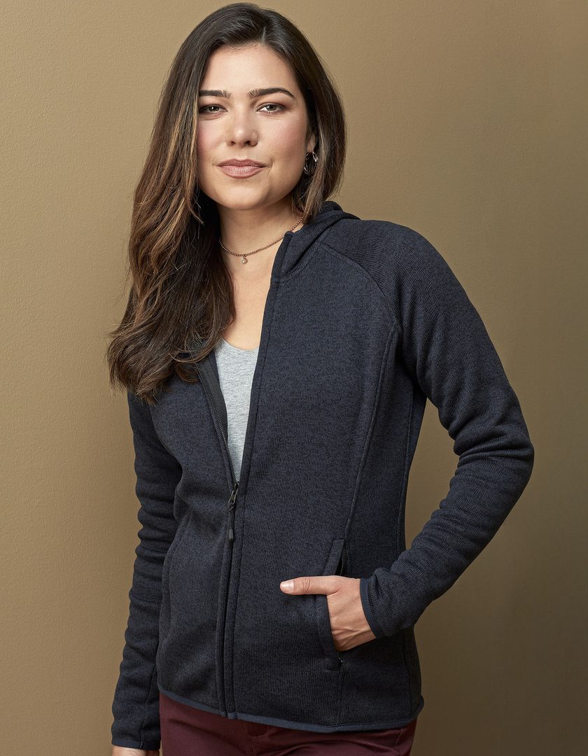 Stedman® Lux Hooded Knitfleece Jacket Women