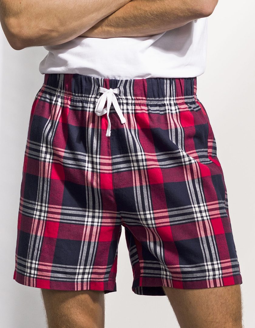 SF Clothing Men´s Tartan Lounge Shorts