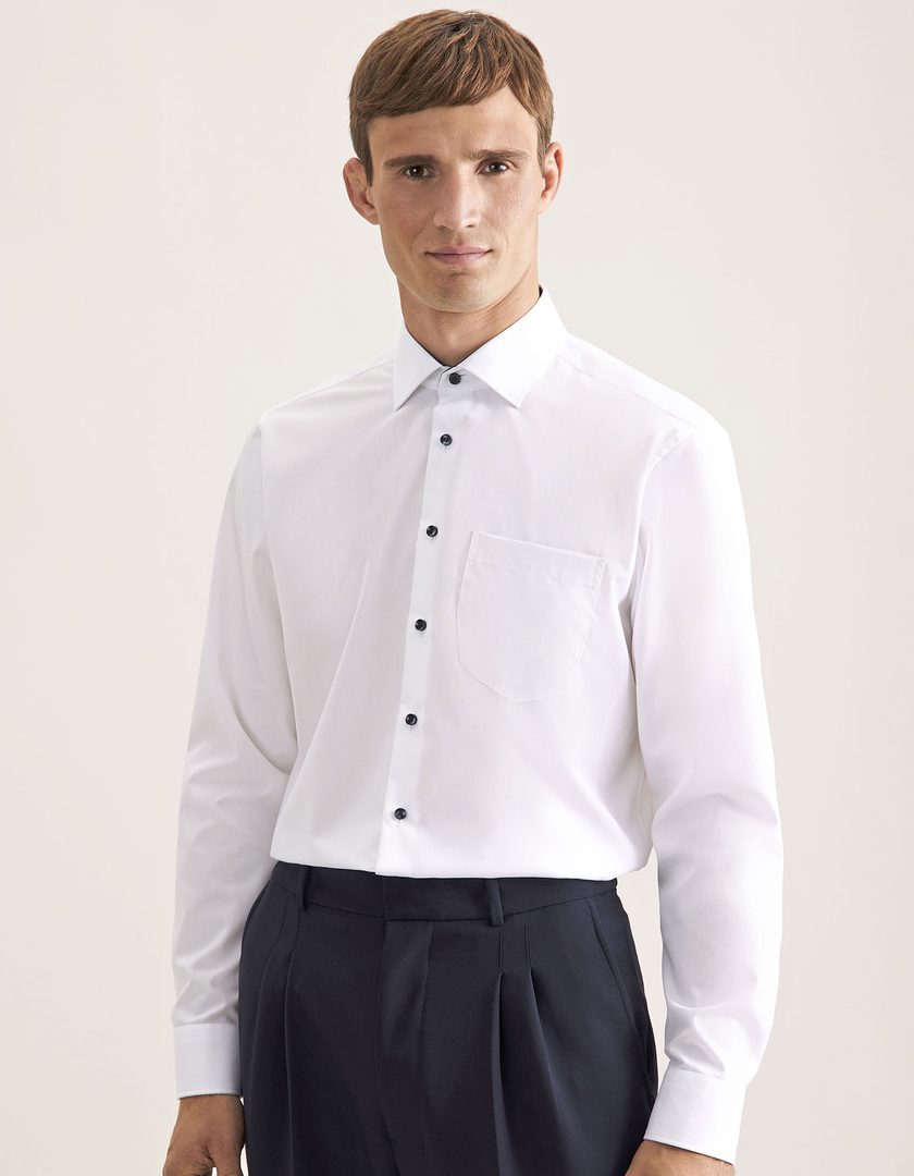 Seidensticker Men´s Shirt Poplin Regular Fit Long Sleeve
