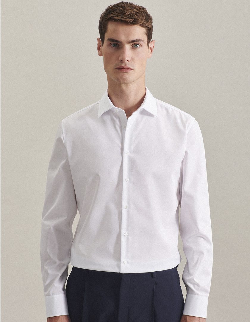 Seidensticker Men´s Shirt Shaped Fit Oxford Longsleeve