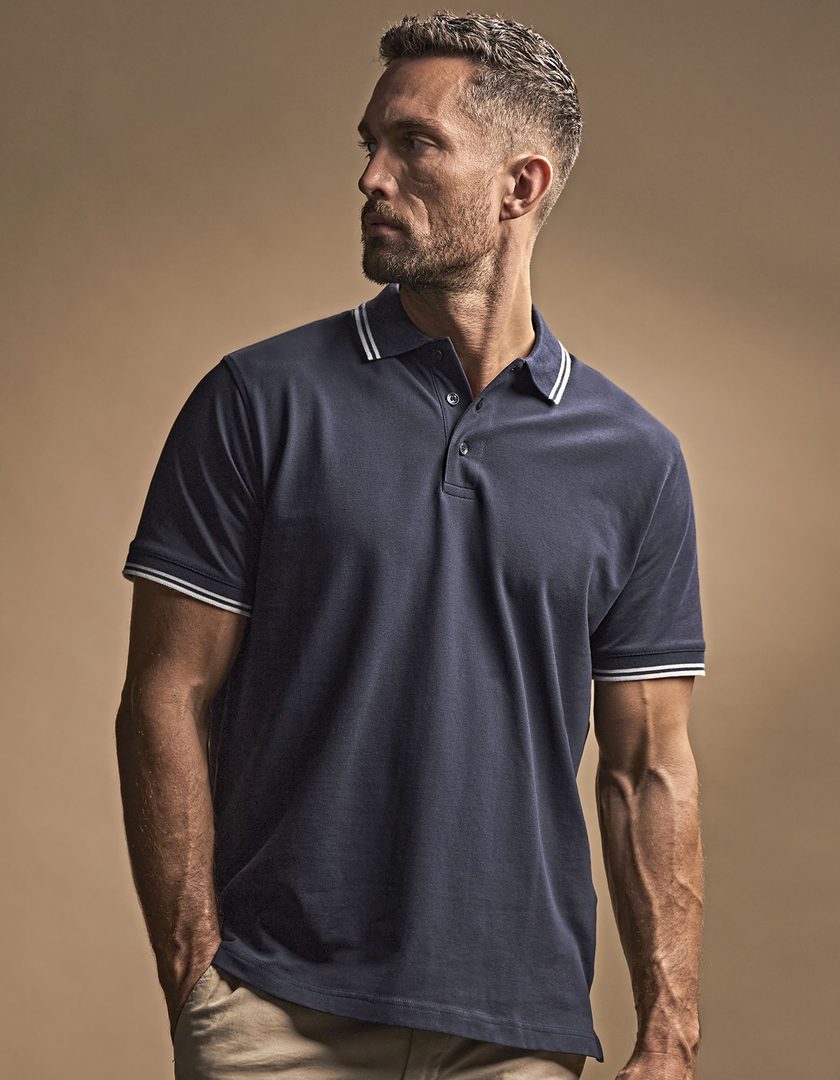 Tee Jays Men´s Luxury Stripe Stretch Polo