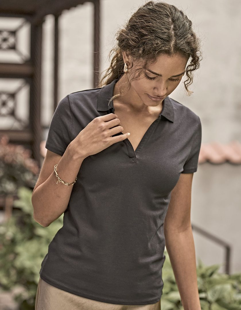 Tee Jays Women´s Luxury Stretch V-Neck Polo
