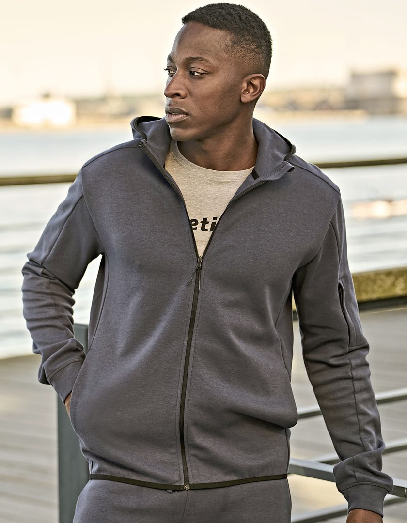 Tee Jays Athletic Hooded Full Zip Sweat