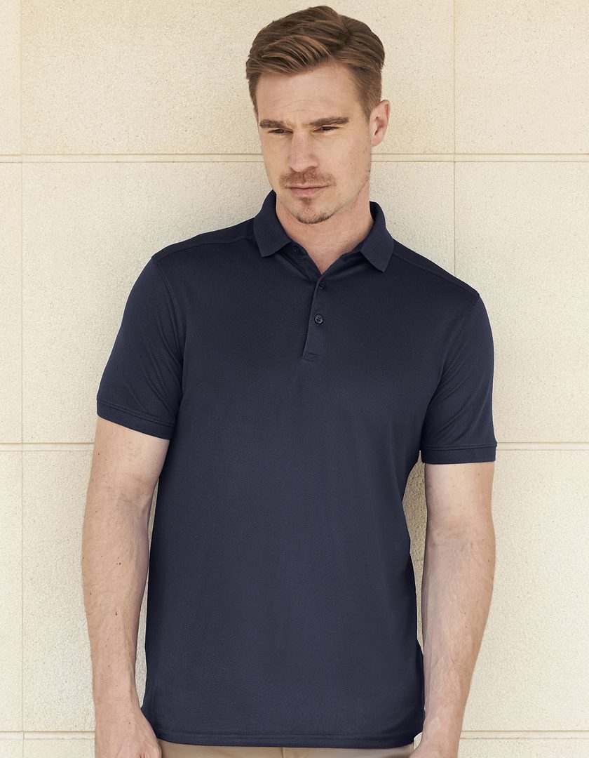 Henbury Men´s Slim Fit Stretch Polo Shirt + Wicking Finish