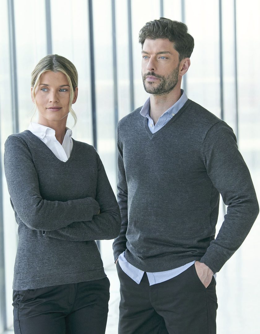 Henbury Ladies´ Lightweight V-Neck Jumper