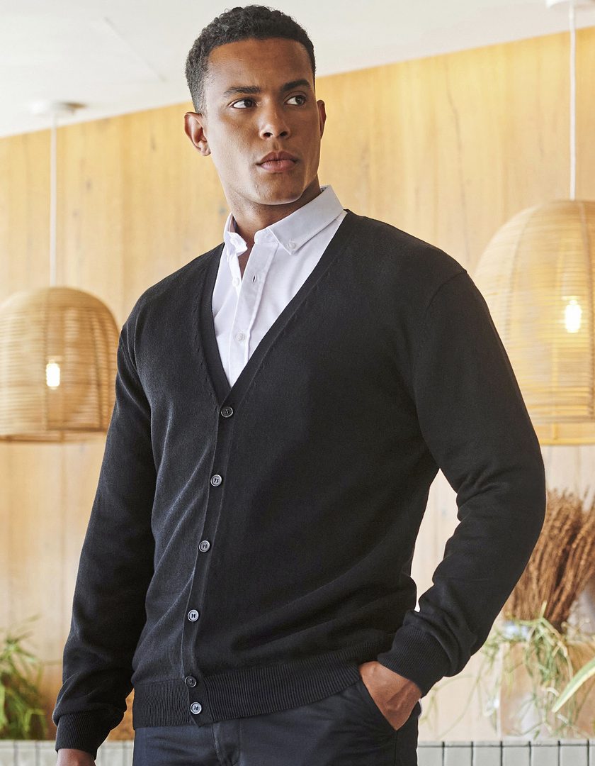 Henbury Men´s Lightweight V-Neck Cardigan