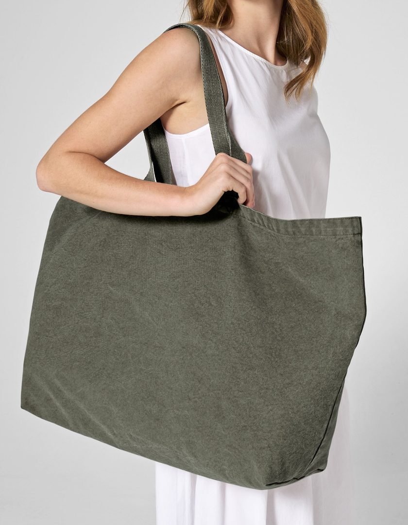 Westford Mill Garment Dyed Oversized Tote Bag