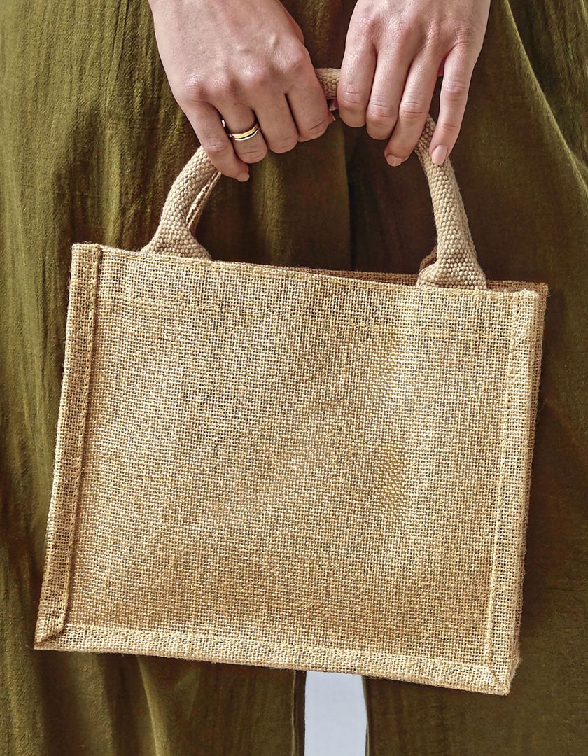 Westford Mill Shimmer Jute Mini Gift Bag