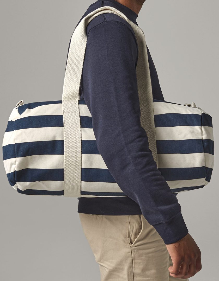 Westford Mill Nautical Barrel Bag