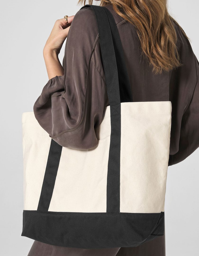 Westford Mill EarthAware® Organic Varsity Shopper