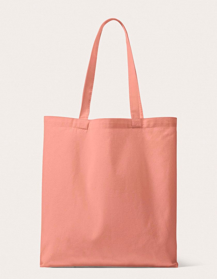 Halink Organic Canvas Carrier Bag Long Handle London 01