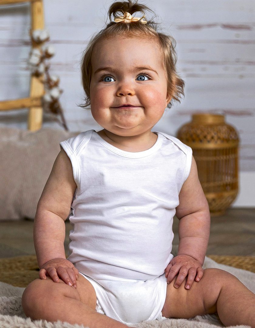 Link Kids Wear Organic Baby Bodysuit Sleeveless Rebel 03