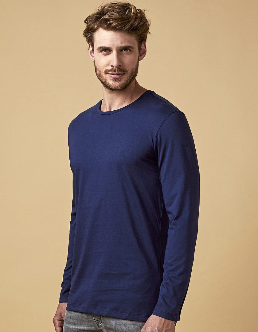 X.O by Promodoro Men´s Roundneck T-Shirt Long Sleeve