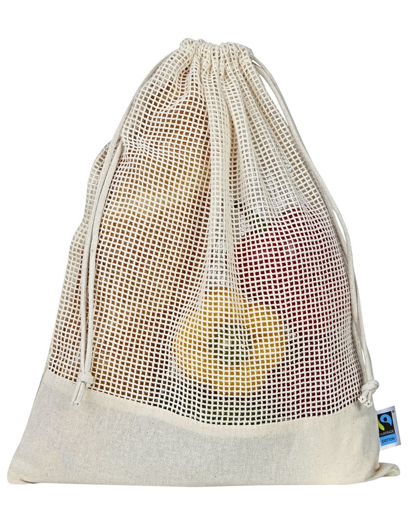 Printwear Fairtrade Cotton Mesh Bag