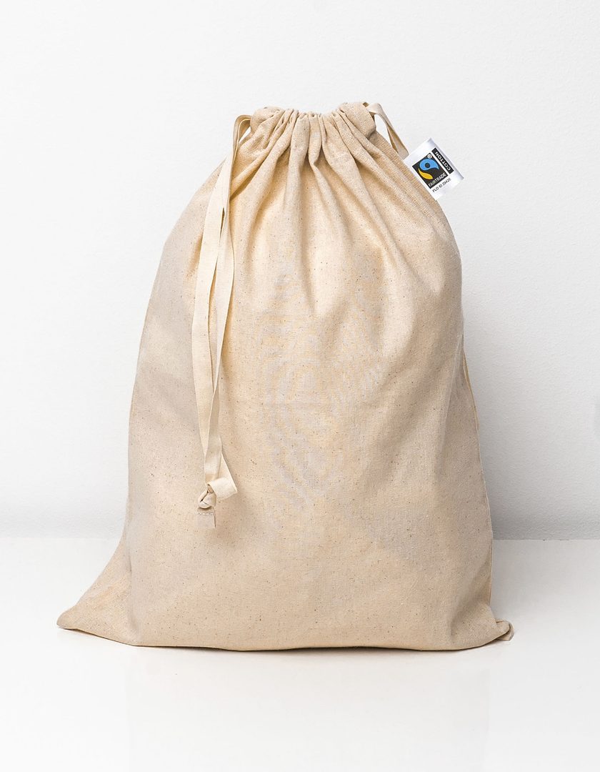 Printwear Small Fairtrade Cotton Stuff Bag