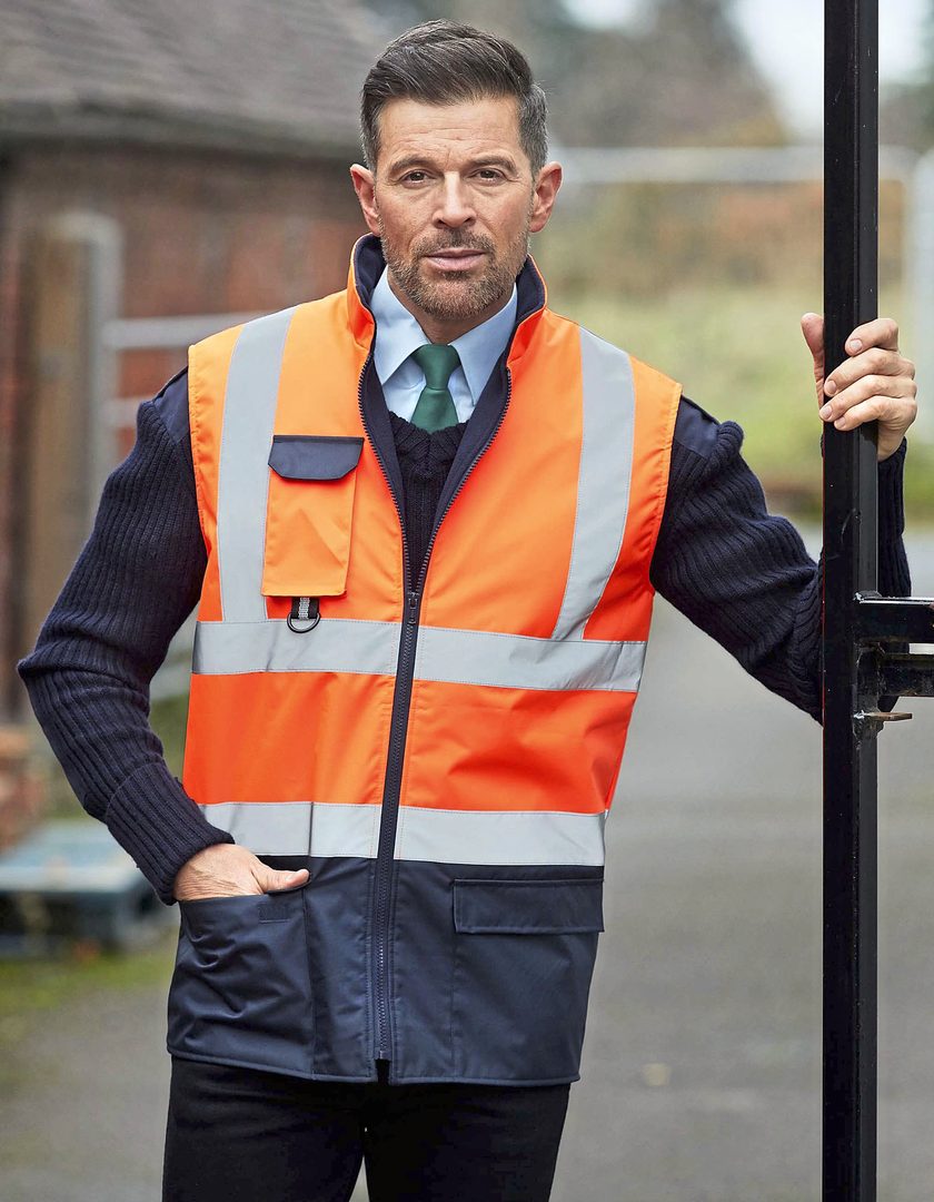 YOKO Hi-Vis Two-Tone Bodywarmer