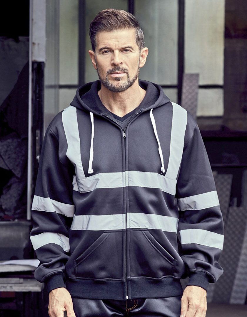 YOKO Hi-Vis Zip Hoodie