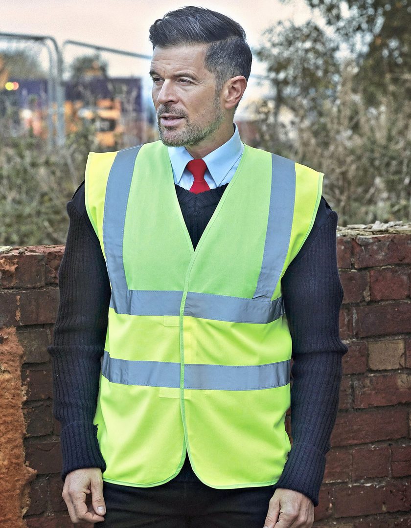 YOKO Hi-Vis 2 Bands & Braces Waistcoat