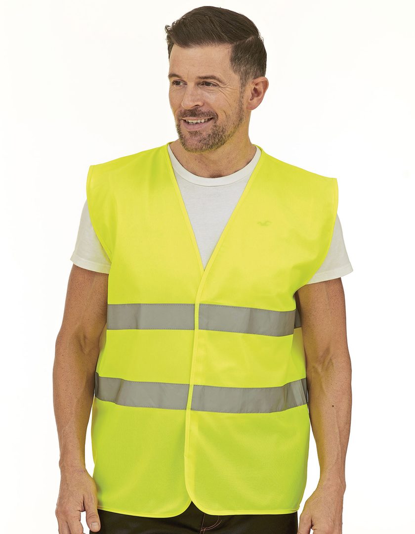 YOKO Hi-Vis 2 Bands Waistcoat